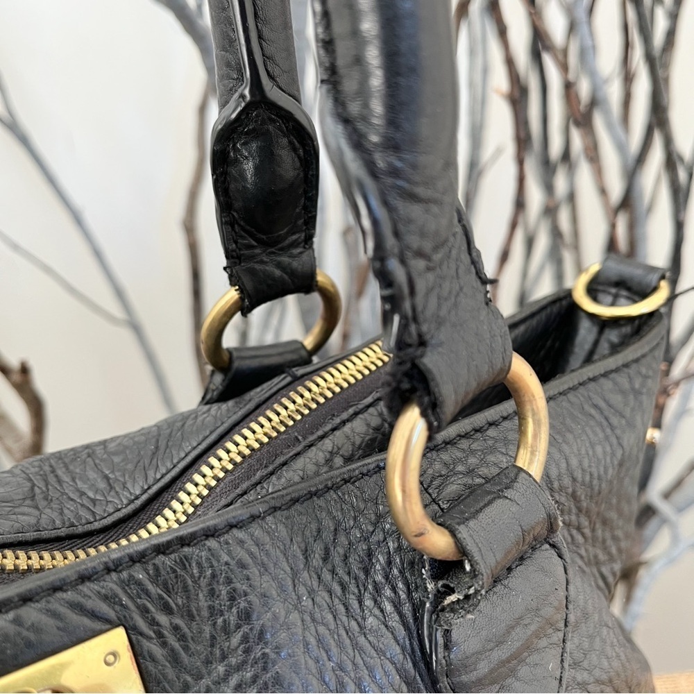 J. Crew Black Leather Satchel - Picture 11 of 15